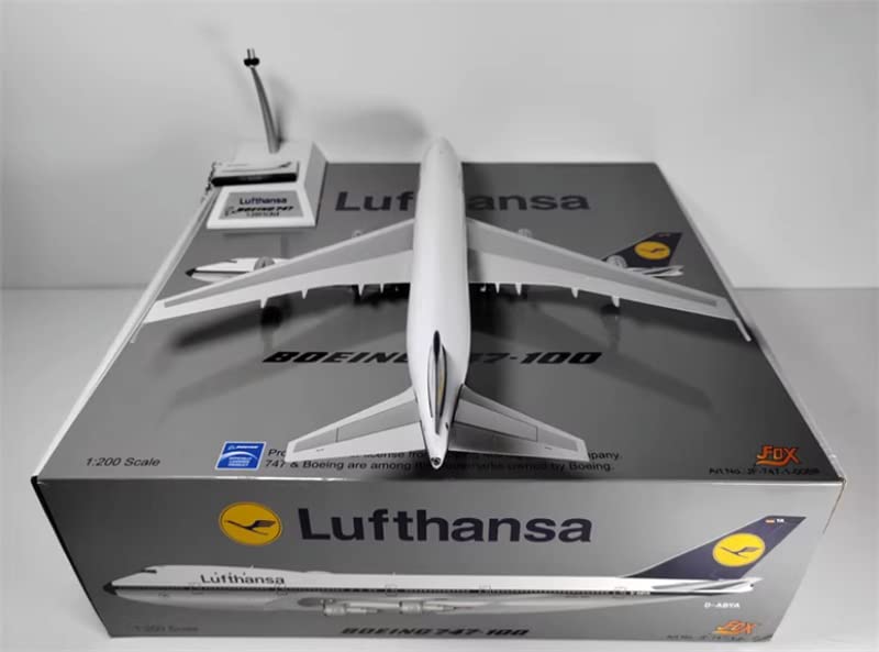 Amazon.co.jp: JFOX 1/200 完成品 Lufthansa For Boeing B747-100 D