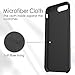 TORRAS [Love Series iPhone SE Case 2nd/ iPhone 7 Case/iPhone 8, Liquid Silicone Gel Rubber Case Soft Microfiber Compatible with iPhone 8/ iPhone 7/ iPhone SE 2nd Generation, Black