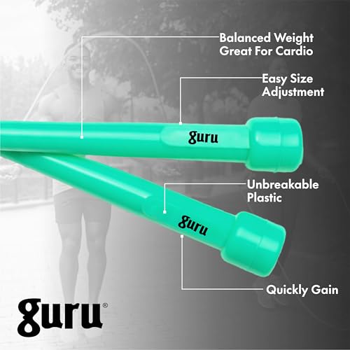 Image of GURU Skipping Rope, Adjustable Jumping Rope For Men & Women & For Kids Ideal For Gym /Exercise Rope For Workout