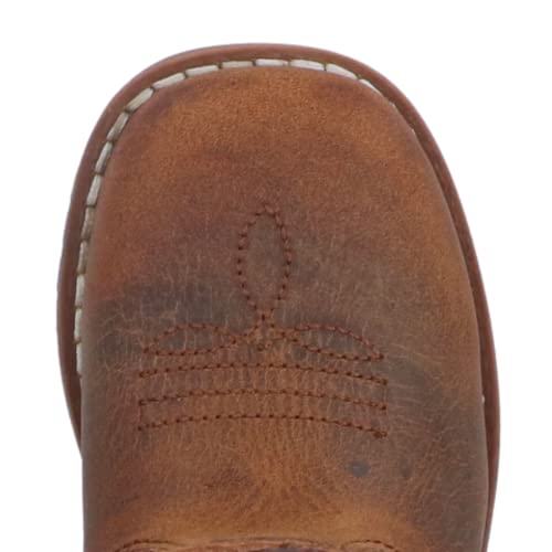 Image of Smoky Mountain Boots Toddlers' Autry Square Toe Leather Western Cowboy Boots
