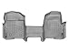WeatherTech Custom Fit FloorLiners for Ford F-150-1st Row - Over The Hump (464091), Grey