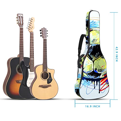 Housse imperméable en tissu Oxford pour guitare avec bandoulière réglable - Les Beatles, Paul McCartney, John Lennon, RIngo Starr, George Harrison Housse imperméable en tissu Oxford pour guitare avec bandoulière réglable – Image 6