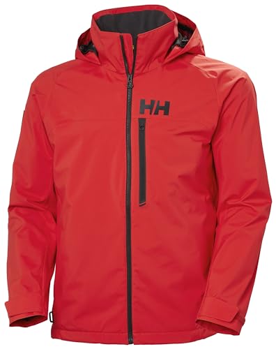 Mens Helly Hansen Hp Racing Lifaloft Hooded Jkt, Rojo, S Mens Helly Hansen Hp Racing Lifaloft Hooded Jkt, Rojo, S