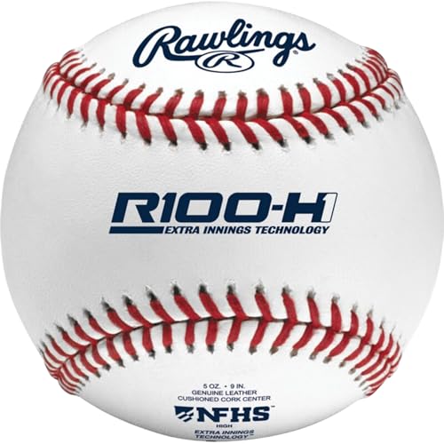 Rawlings | NFHS NOCSAE High School Baseballs | 12 Count | R100-H1 / R100-H2 / R100-H3 / RNF Options