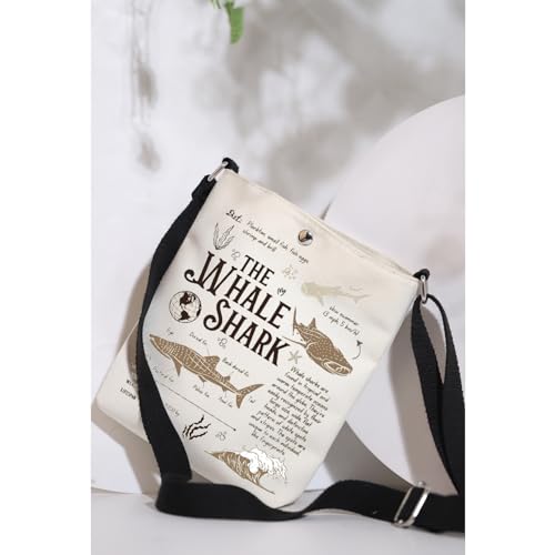 MAOFAED The Whale Shark Crossbody Bag, Shark Lovers Gift, Sea Creature Gift, Ocean Lover Gift, Whale Shark Fan Gift (whale shark)4