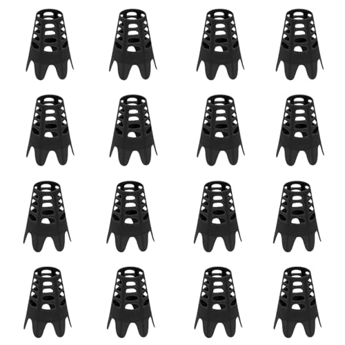 Ruyshu Golf Simulator Tees, Indoor Golf Tees for Simulator, Plastic Practice Golf Mat Tees for Winter Turf and Driving Range(Black)