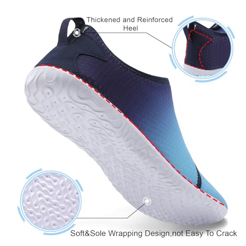 Image of Spesoul Womens and Mens Water Shoes Breathable Quick Dry Soft Barefoot Aqua Socks for Hiking Swim Beach Surf Yoga Sport