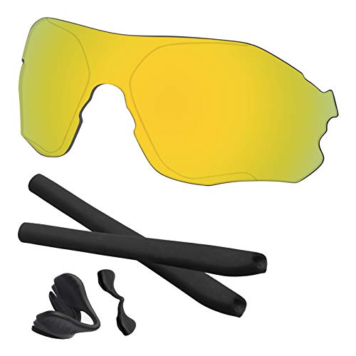 Image of EV Zero Range Lenses & Rubber Kits Replacement for Oakley Sunglass OO9327 Polarized