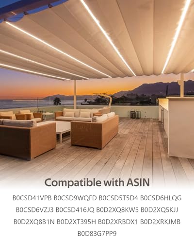 Tira LED COB 3 m 110V 3000K Blanco cálido impermeable miniatura 7