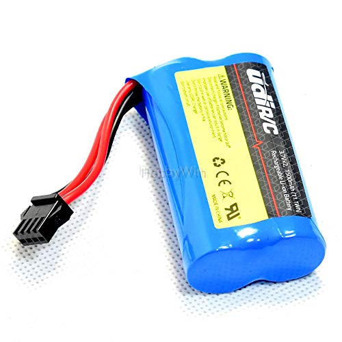 UdiR/C Part UDI009-14 - Batería de 7,4 V, 2S, 1500 mAh, conector SM-4P para lancha de velocidad RC Racing