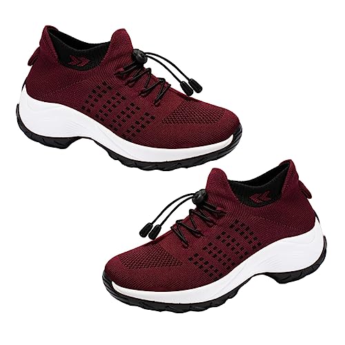 Chaussures de sport pour marche et danse en extérieur baskets élastiques femme taille 40