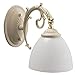Produktbild MW-Light 450022901 Wandleuchte Klassisch Beige Gold Metall Glasschirme Elfenbein E27 1 Flammig x 60W