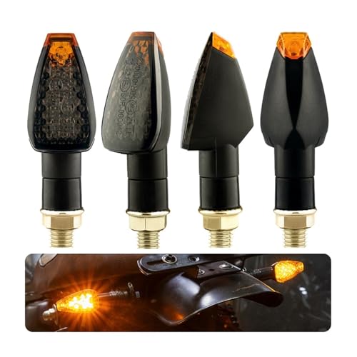 Clignotants pour moto 14led feux indicateurs de direction ambre 4 pcs - 3