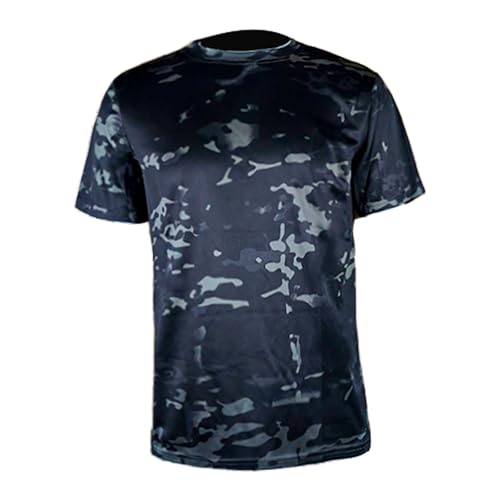 Générique Tee Shirt Homme Camouflage Militaire Légère et Résistante Respirant Shirts Printemps Oversize Tshirt Ete Leger T-Shirt à Manches Courtes Mode...