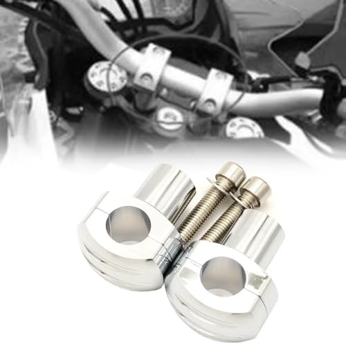 Réhausseur guidon 25 mm ajustable pour road-trip à moto avec barre amovible 1 pouce
