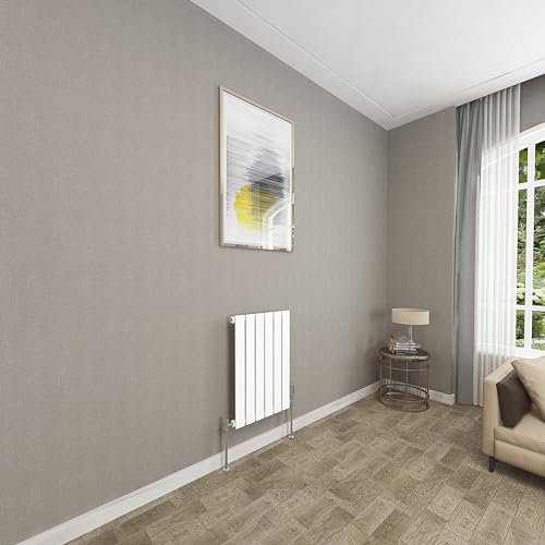Sky bathroom | 600x408mm Horizontal Designer Radiators White Flat Panel Single Panel Central Heating Radiator