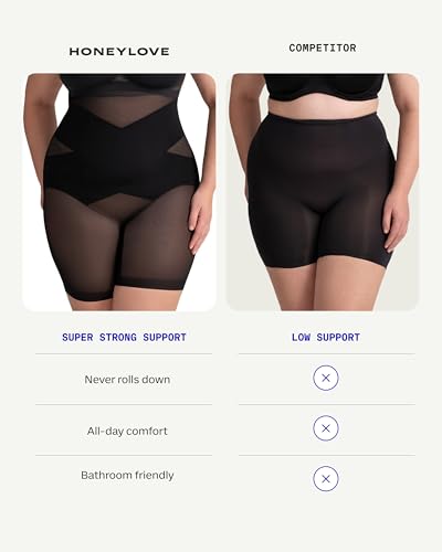 Image of HONEYLOVE Shapewear for Women - SuperPower Short - High Compression Waist & Thigh Shaper