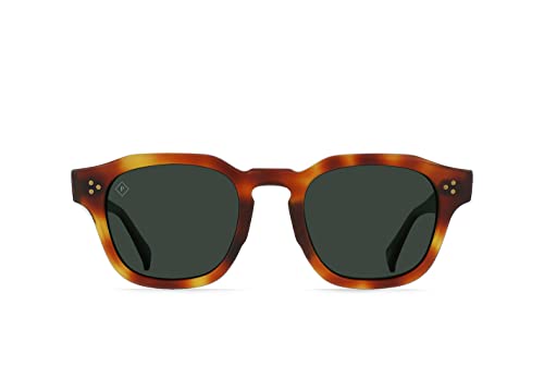 RAEN - Rune - Mens Medium Fit Square Sunglasses UV Protection - Split Finish Moab/Green Polarized Lens (Size 48 MM) - Polarized Lenses