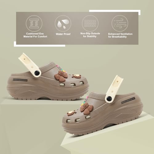 Image of DOCTOR HEALTH SUPER SOFT Women's Cartoon Charm Clogs | Lightweight EVA Slip-On Sandals | Breathable Anti-Slip Casual Garden Shoes for Boys Girls Indoor Outdoor Everyday Wear