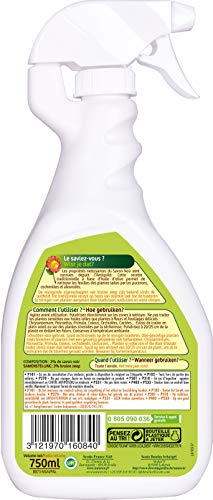 NATUREN NSAVPAL - Spuitfles zwarte zeep op basis van olijfolie 750 ml – reinigt en glanst bladeren van planten en struiken – traditionele oplossing – voor huis en tuin – klaar voor gebruik - Image 3