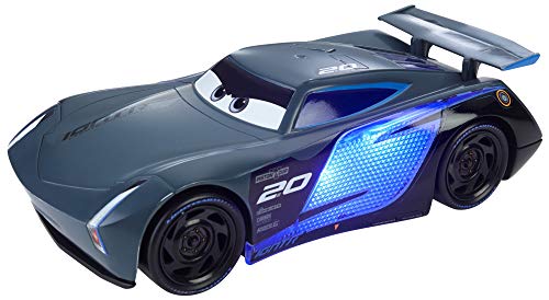Disney Cars Toys Disney and Pixar Cars Ultimate Lights & Sounds Jackson Storm 8-inches Talking Toy, GJW60