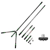 Tir à l'arc Arc à poulies Balance Bar Set 10 Pouces Recurve Longbow Stabilisateu