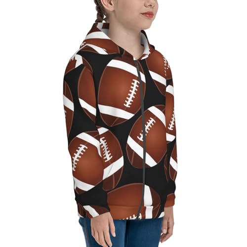 Brown Mushrooms Kid Hoodies Boys Zip Up Sweatshirts Girls Pullover with Pocket4