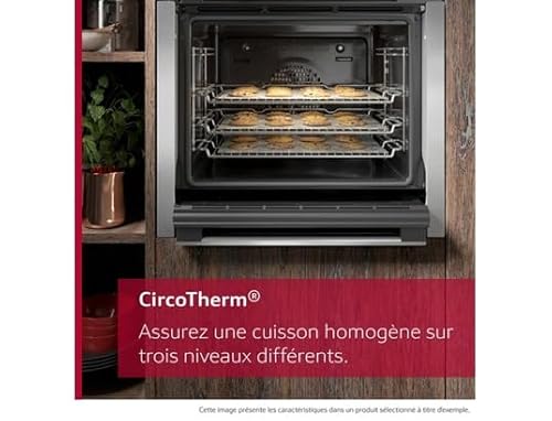 Neff Four intégrable combi vapeur 60cm pyrolyse B6AVH7AN3F - vue 8