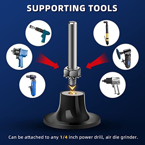 108Pcs Sanding Discs Set 2 inch Quick Change Disc with 1/4 inch Holder Surface Conditioning Disc for Die Grinder Surface Prep Strip Grind Polish Burr Finish Rust Paint Removal