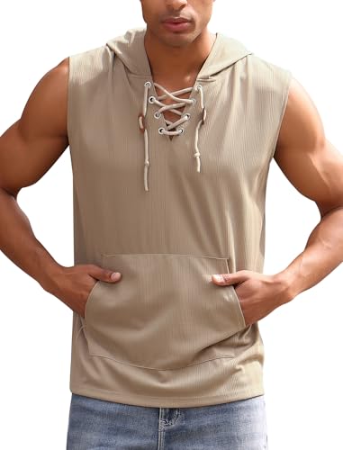 Chemise de gym à capuche légère pour hommes actifs en vacances à la plage