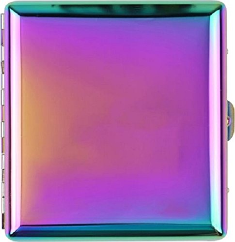Preisvergleich Produktbild Zigarettenetui Metall "Rainbow" 20er mit Bügel