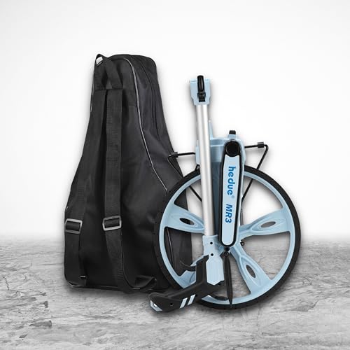 Foto von hedue® Messrad MR3 - Meterzähler mit großem Raddurchmesser von 320mm, Streckenmesser klappbar