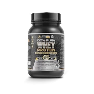 Healthy Fusion Whey Protein, Proteine ​​del siero del latte pure con collagene e magnesio, Migliora i tuoi allenamenti, Proteggi e aumenta la massa muscolare, 1000 g di proteine ​​(gusto biscotto)
