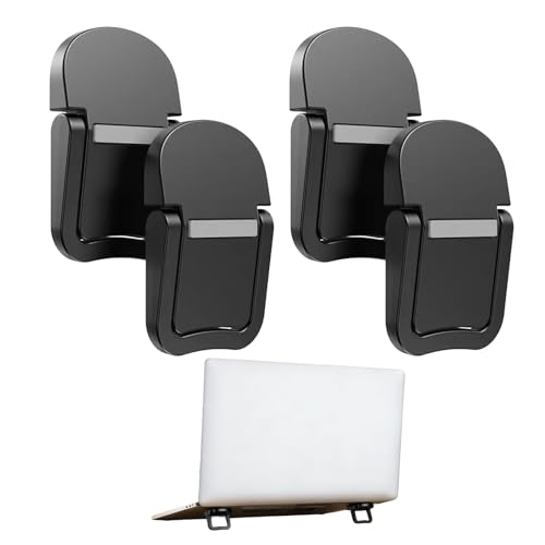 Soportes Ajustables para Laptop NIIIYTYB 4 Piezas Negro miniatura 1
