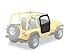 Bestop 5178315 Black Denim 2-Piece Fabric Doors for 1980-1995 CJ7 & Wrangler