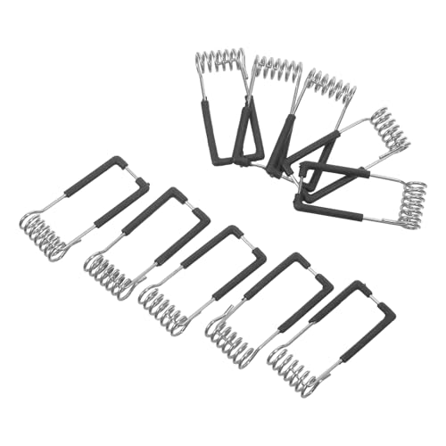 DEARMAMY Clips de Resorte para Luces Empotradas 10 Piezas Metal Resistentes 1.1x40 Mm Accesorios de Iluminación Empotrada para Techo Uso en Hogar Oficina y Comercio