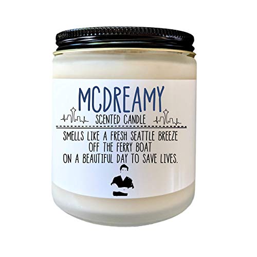 Greys Anatomy Candle McDreamy Candle Greys Anatomy TV Show Nurse Gift Doctor Gift Student Nurse