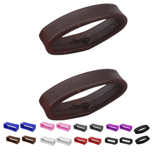 AROA 20mm PVC Rubber leather Couple of Loop Smart Watch Pack of 2 - Image 2
