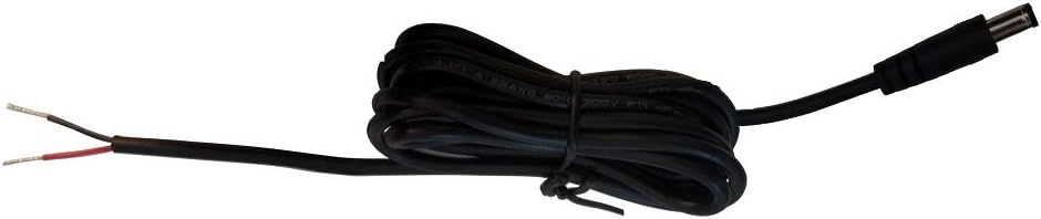 OhmKat Video Doorbell Power Supply Terminal Extension Cord - 12 ft. (Black)