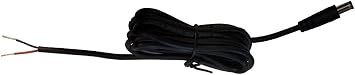 Video Doorbell Power Supply Terminal Extension Cord - 12 ft. Black