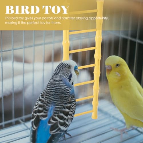 Perruches et hamsters actifs : échelle à oiseaux suspendue Yardwe - 7