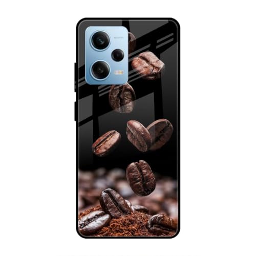 Image of SmashItUp Coffee Cup Designer Printed TPU Metal Case Mobile Back Cover for Redmi Note 12 Pro 5G