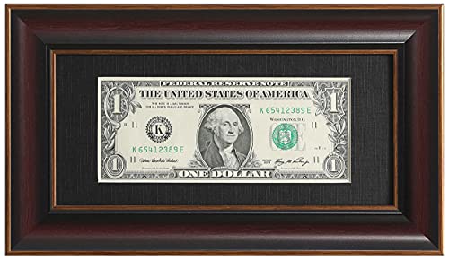 ELSKER&HOME Dollar Bill Frame with Black Mat 1 Pack