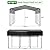 NUGRIART 10 x 15 FT Metal Carport with Heavy Duty Galvanized Steel Roof & Metal Frame, Metal Car Garage, Sturdy Canopy Shelter for Car, Truck, Pickup, SUV, Tractor, and Boat