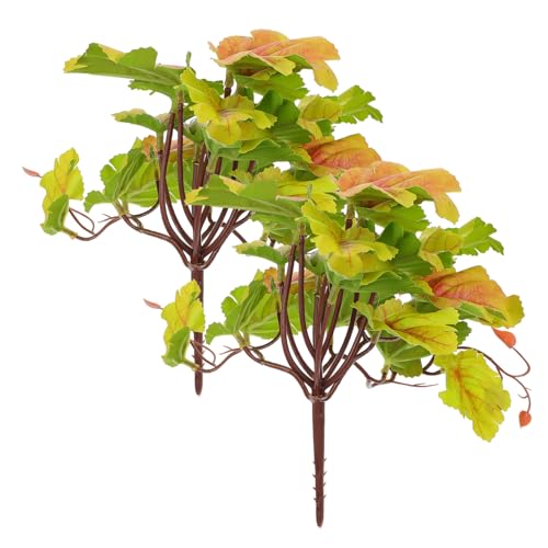 GRIRIW Chic Realistic Simulated Plant Decoration for Reptile Box Pack Easy Maintenance Material