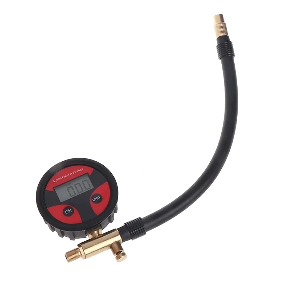 0-200PSI Digital Tire Tire Presión de Aire Manómetro LCD Manómetro Coche Camión Motocicleta