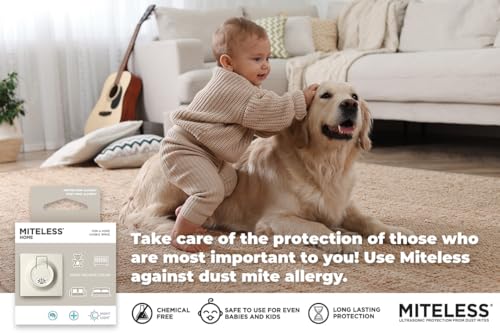 Miteless Home Chemiefreies Ultraschall-Staubschutzgerät für Zuhause Dusk Grey