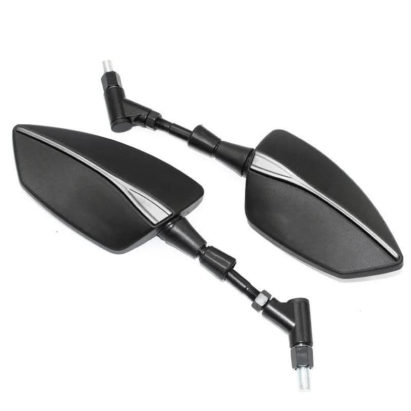 Espejo retrovisor Kymco Xciting 400 de diseño robusto color titanium
