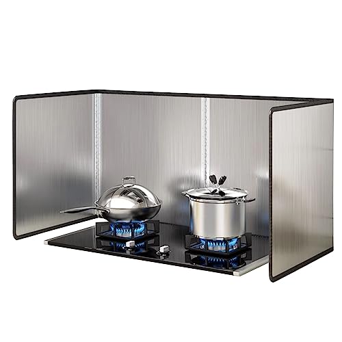 Protector contra salpicaduras, protector contra salpicaduras de grasa para estuftra salpicaduras plegable para estufa de cocina, protector de pantalla, protector antisalpicaduras para cocina