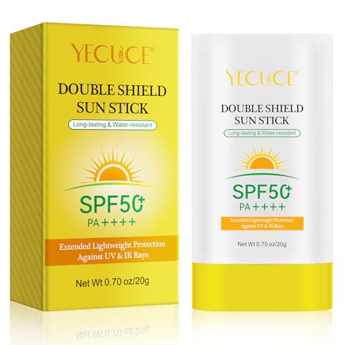 Barra Solar SPF50+ 20g - Protección UV/IR, Resistente al Agua 80 Min, Enriquecida con Aceite de Aguacate y Vitamina E - Fórmula Sólida y Portátil